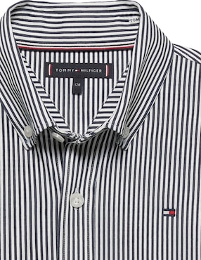 Camisa casual Tommy Hilfiger de algodón manga larga para niño