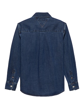 Camisa casual Tommy Hilfiger de algodón manga larga para niño