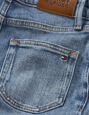 Jeans straight Tommy Hilfiger KB0KB10344-1A6 para niño