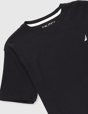 Playera Nautica manga corta para niño
