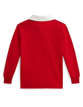 Playera tipo polo Polo de algodón para niño