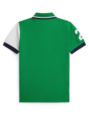 Playera tipo polo Polo de algodón para niño