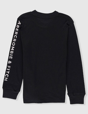 Playera Abercrombie & Fitch manga larga para niño