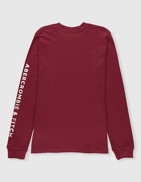 Playera Abercrombie & Fitch manga larga para niño