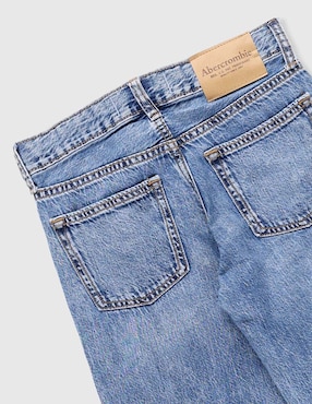 Jeans baggy Abercrombie & Fitch lavado desgastado para niño