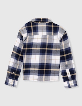 Camisa casual Abercrombie & Fitch de algodón manga larga para niño