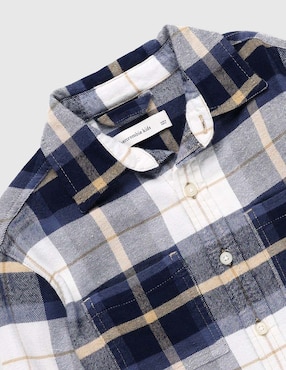 Camisa casual Abercrombie & Fitch de algodón manga larga para niño