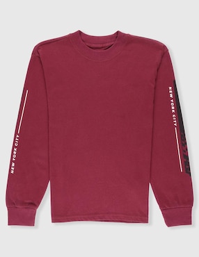 Playera Abercrombie & Fitch manga larga para niño