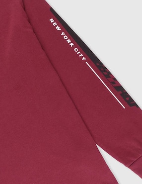 Playera Abercrombie & Fitch manga larga para niño