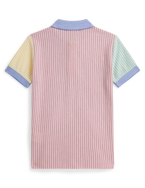 Playera tipo polo Polo de algodón para niño