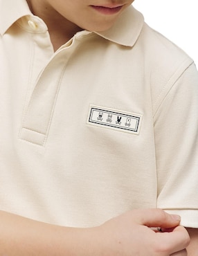 Playera tipo polo Psycho Bunny de algodón para niño