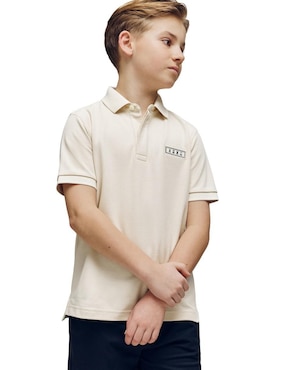 Playera tipo polo Psycho Bunny de algodón para niño