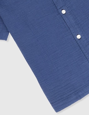 Camisa casual Abercrombie & Fitch de algodón manga corta para niño