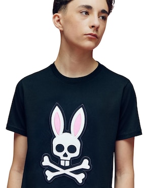 Playera Psycho Bunny manga corta para niño