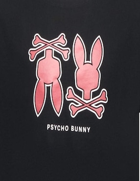 Playera Psycho Bunny manga corta para niño