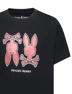 Playera Psycho Bunny manga corta para niño