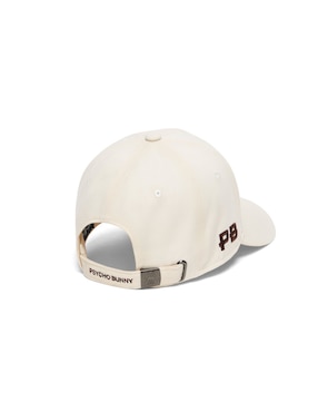 Gorra visera curva broche Psycho Bunny para niño