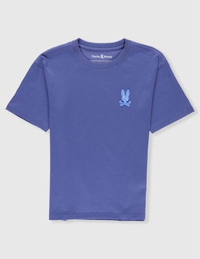 Playera Psycho Bunny manga corta para niño