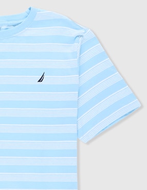Playera Nautica manga corta para niño
