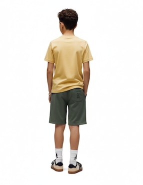 Playera Psycho Bunny manga corta para niño