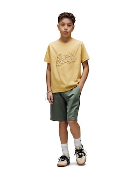 Playera Psycho Bunny manga corta para niño