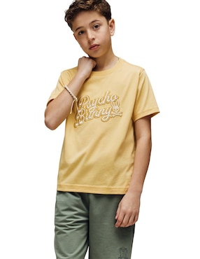 Playera Psycho Bunny manga corta para niño