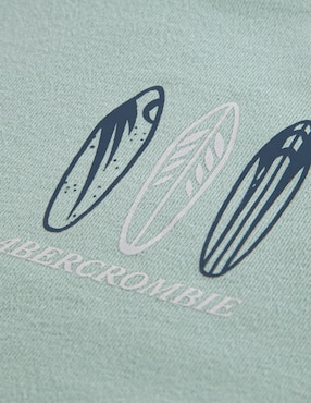 Playera Abercrombie & Fitch manga corta para niño
