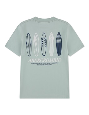 Playera Abercrombie & Fitch manga corta para niño