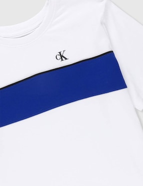 Playera Calvin Klein manga corta para niño
