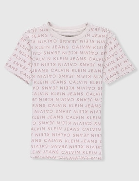 Playera Calvin Klein manga corta para niño