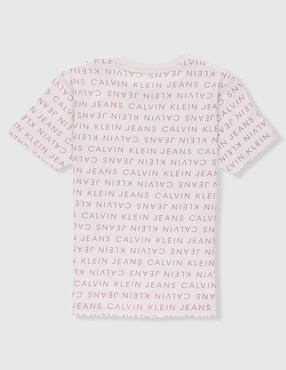 Playera Calvin Klein manga corta para niño