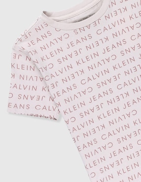 Playera Calvin Klein manga corta para niño