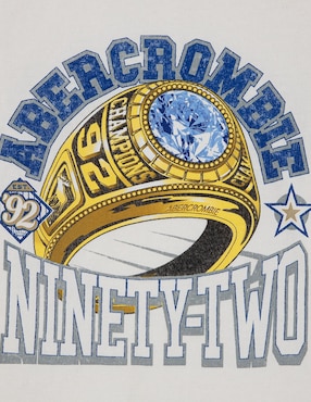 Playera Abercrombie & Fitch manga corta para niño