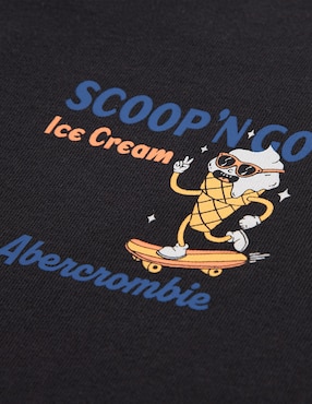 Playera Abercrombie & Fitch manga corta para niño