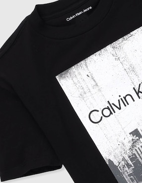Playera Calvin Klein manga corta para niño