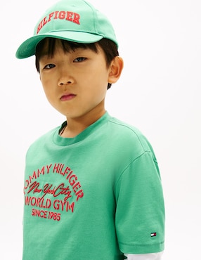 Playera Tommy Hilfiger manga corta para niño