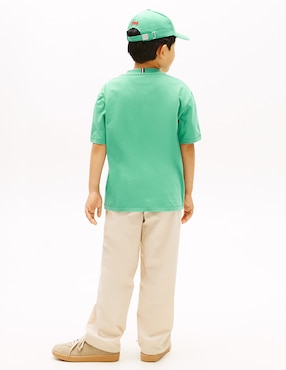 Playera Tommy Hilfiger manga corta para niño