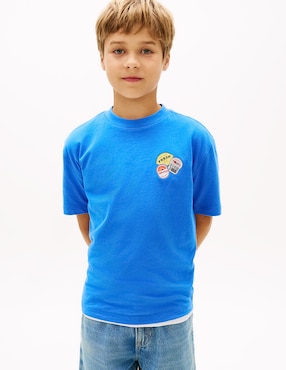 Playera Tommy Hilfiger manga corta para niño