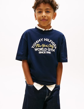 Playera Tommy Hilfiger manga corta para niño