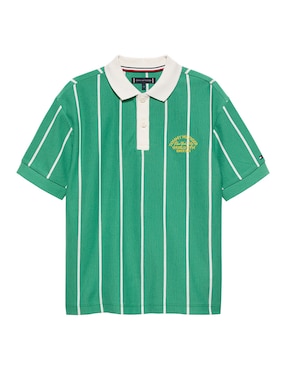 Playera tipo polo Tommy Hilfiger de algodón para niño