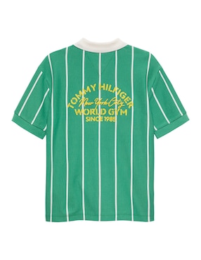Playera tipo polo Tommy Hilfiger de algodón para niño
