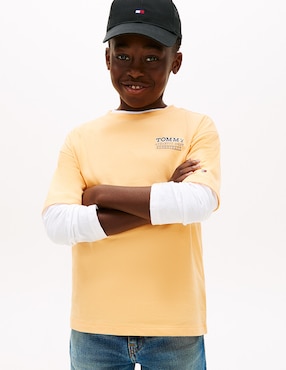 Playera Tommy Hilfiger manga corta para niño
