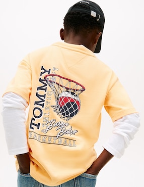 Playera Tommy Hilfiger manga corta para niño