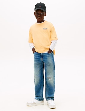 Playera Tommy Hilfiger manga corta para niño
