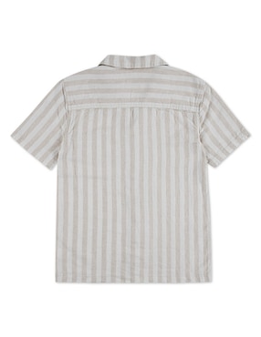 Camisa casual Abercrombie & Fitch de algodón manga corta para niño