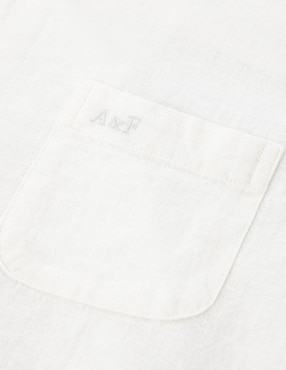 Camisa casual Abercrombie & Fitch de algodón manga corta para niño