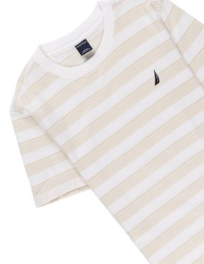 Playera Nautica manga corta para niño