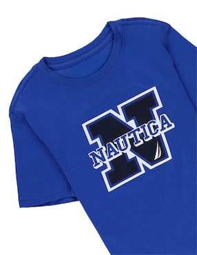 Playera Nautica manga corta para niño