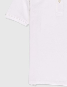 Playera tipo polo Calvin Klein de algodón para niño
