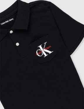 Playera tipo polo Calvin Klein Jeans Boys de algodón para niño